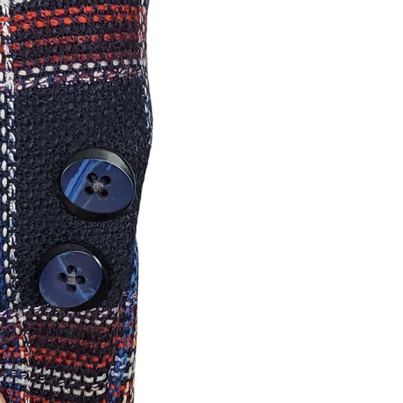 Jackson Wang Wool Blend Plaid Blazer - Picture 4 of 4